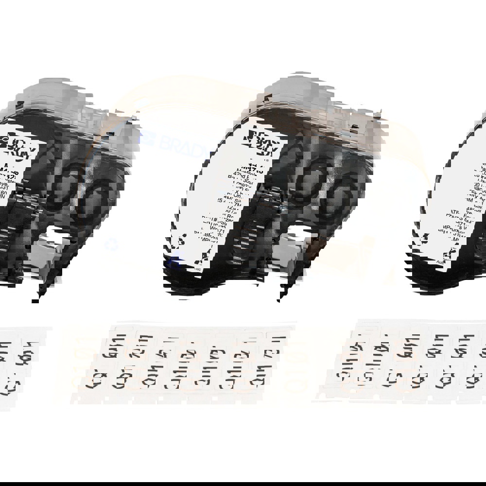 Labels, Ribbons & Tapes; Application: Label Printer Cartridge ; Type: Label Printer Cartridge ; Color Family: Gray ; Color: Black on Light Gray ; Number Of Labels Per Roll: 480 ; For Use With: BMP41; BMP51; BMP53; M511